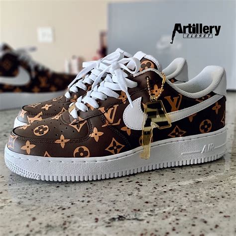 louis vuitton nike air force 1 custom sneakers|louis vuitton air force 1 collaboration.